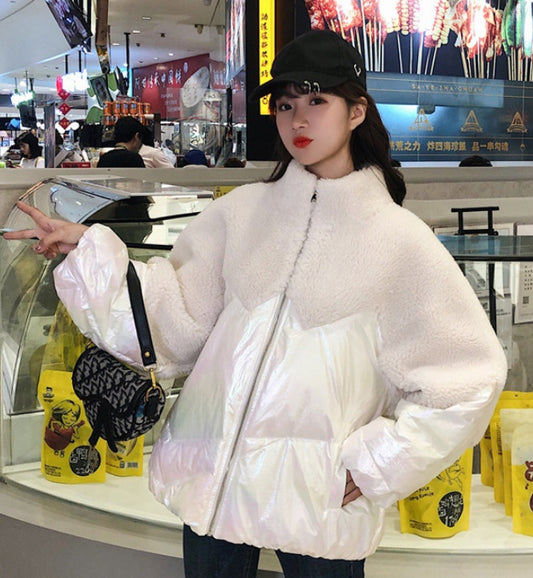 GIGANTIC PUFF FAUX FUR JACKET